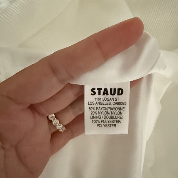 Staud - The Titanium Dress - NWT, White Maxi Dress - Picture 9 of 9